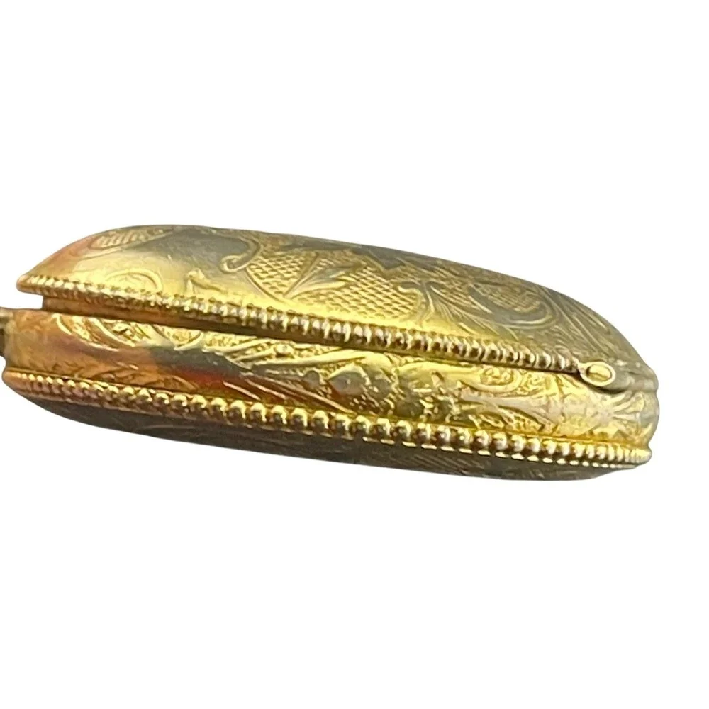 Antique Sheffield Pocket Watch Gold Filled‎ Hunter Case Roman Dial NOT RUNNING